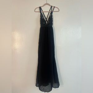 Fashion Nova Women’s Size XS Solo Jamming Dress Black